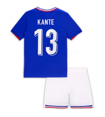 Frankrike Kante #13 Hemmatröja Barn EM 2024 Kortärmad (+ Korta byxor)